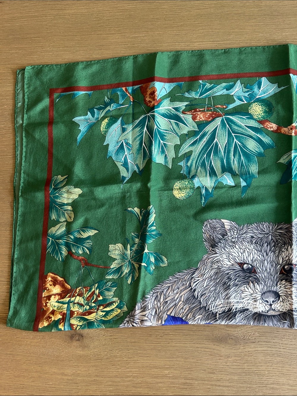 Salvatore Ferragamo Woodland Animals Silk Scarf - Picture 7 of 9